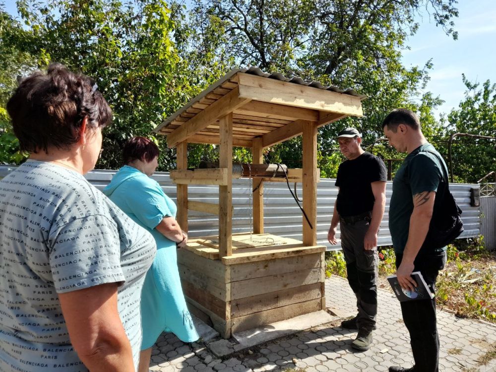 Константин Зинченко: Проверил состояние местного колодца в Донском