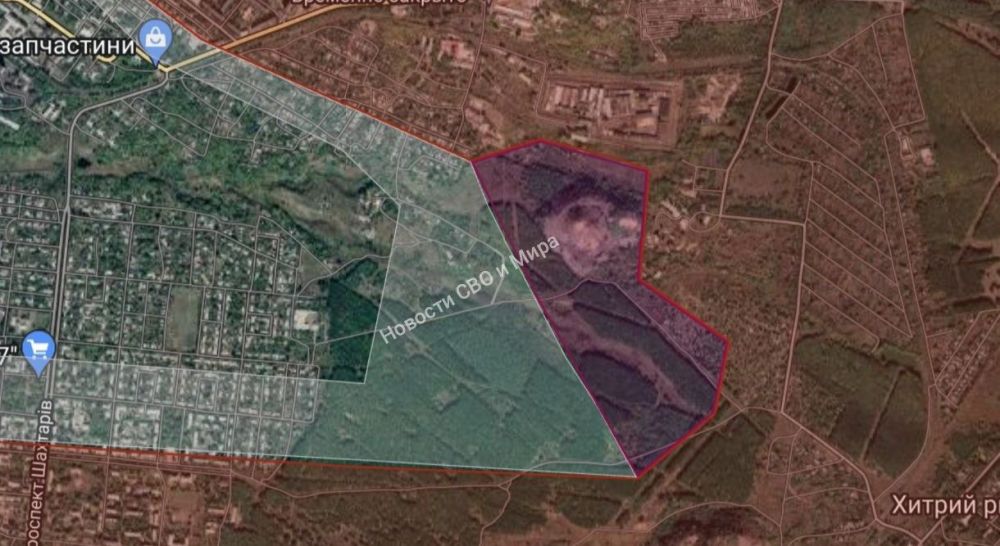 Борис Рожин: ВС РФ продвинулись в Дзержинске южнее тюремной колонии заняли соседний террикон, что облегчит дальнейшее продвижение в городе, где продолжается продвижение к центральной части Дзержинска