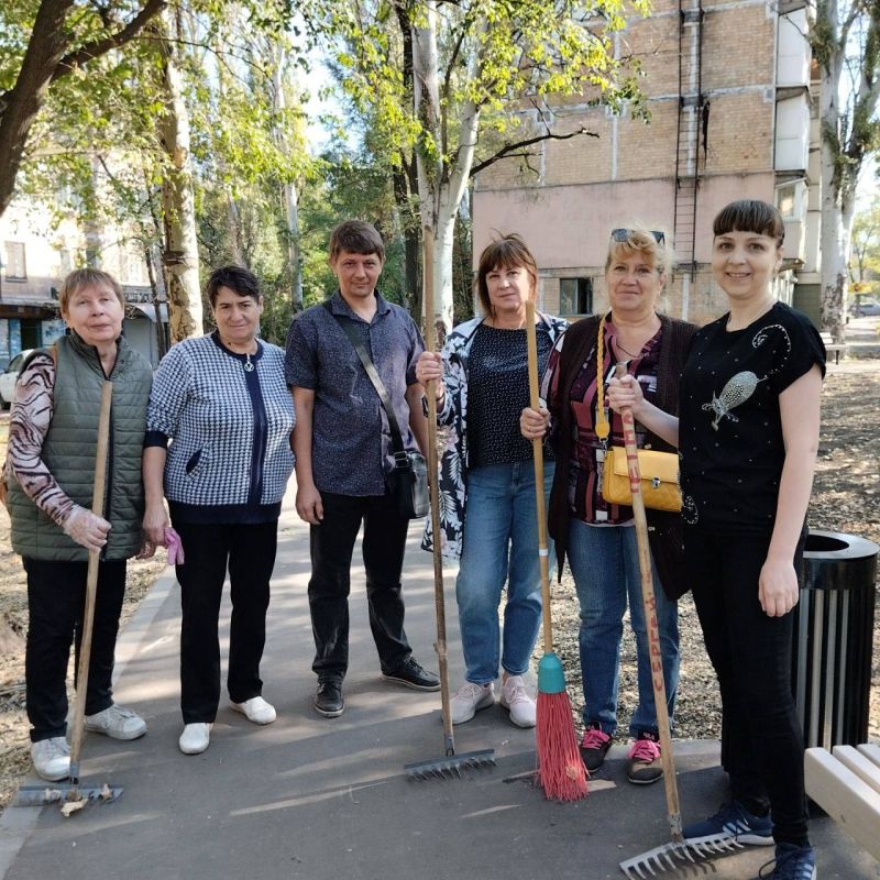 Василий Ткачук: Сегодня, 26 сентября, в рамках проведения акции «Чистый четверг» сотрудники Управы Калининского...