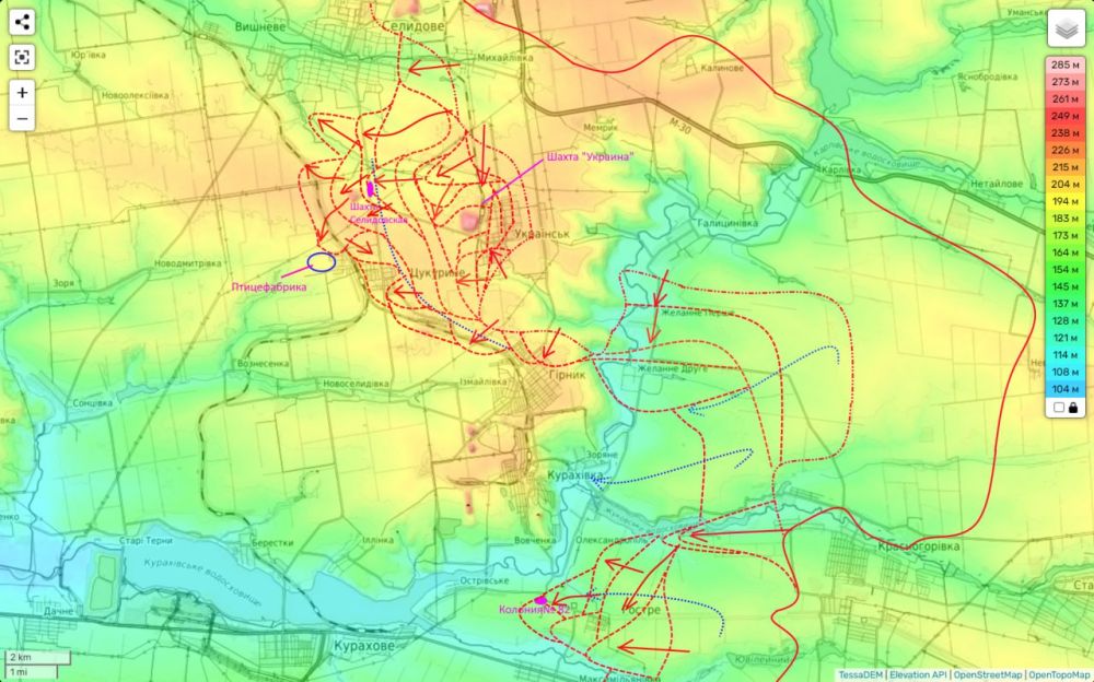 Юрий Подоляка: Селидовско-Кураховское на утро 30.09.24: штурм Цукурино