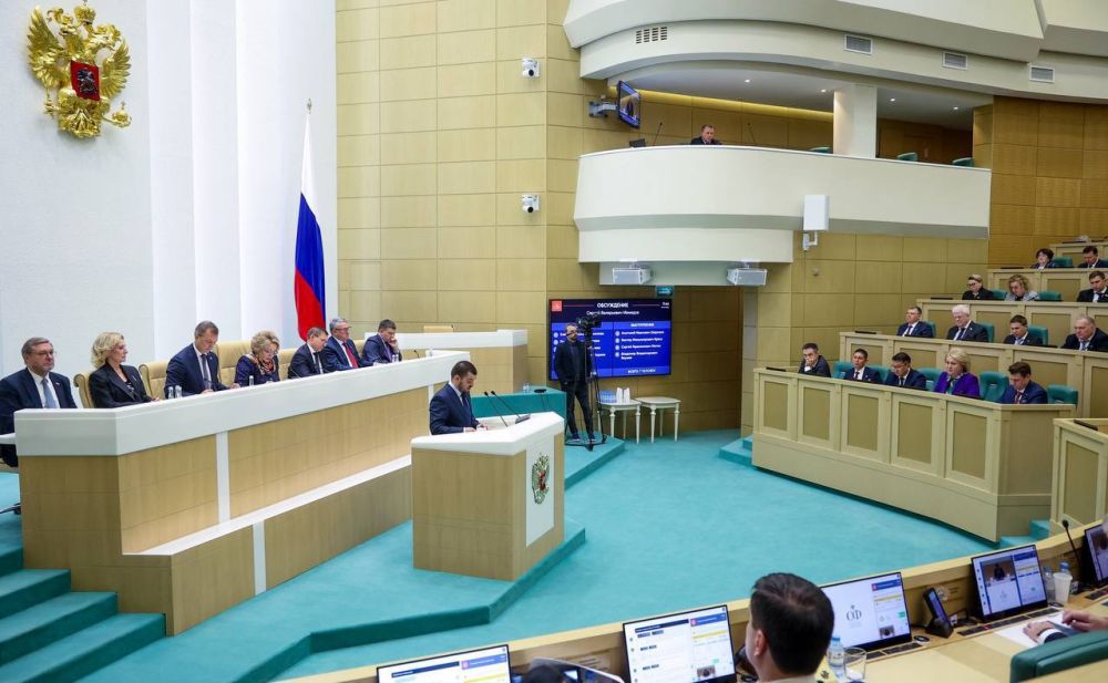 Александр Волошин: Состоялось 576 пленарное заседание Совета Федерации