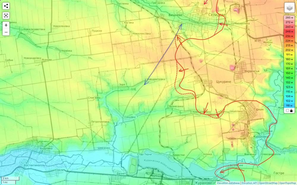 Юрий Подоляка: Селидово-Кураховское направление на утро 13.10.24