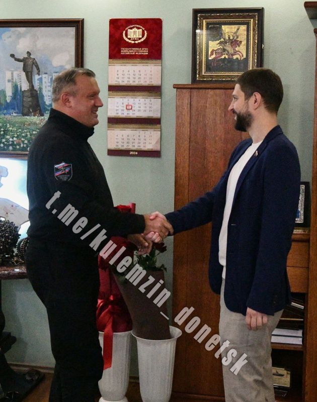 Алексей Кулемзин: Встретился с сенатором Российской Федерации от Донецкой Народной Республики Александром Волошиным