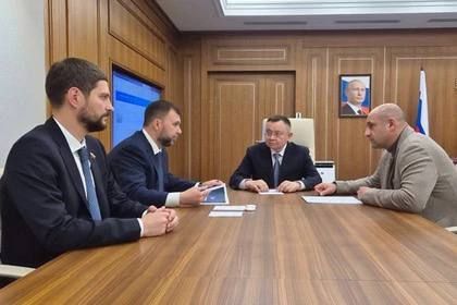 Денис Пушилин встретился с главой Минстроя РФ и полпредом Президента в УрФО