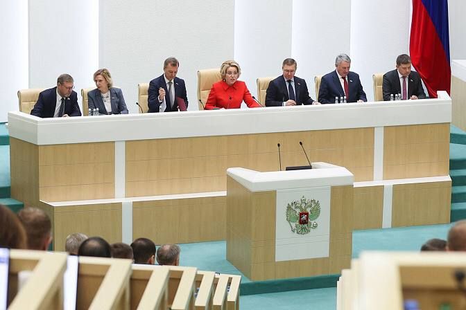 Александр Волошин: Состоялось 577-е заседание Совета Федерации