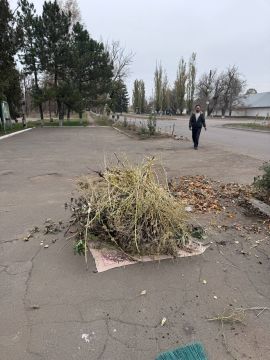 7 ноября сотрудники «Новоселовского СК» совместно с Новоселовской Администрацией, а также жителями села, провели уборку территории