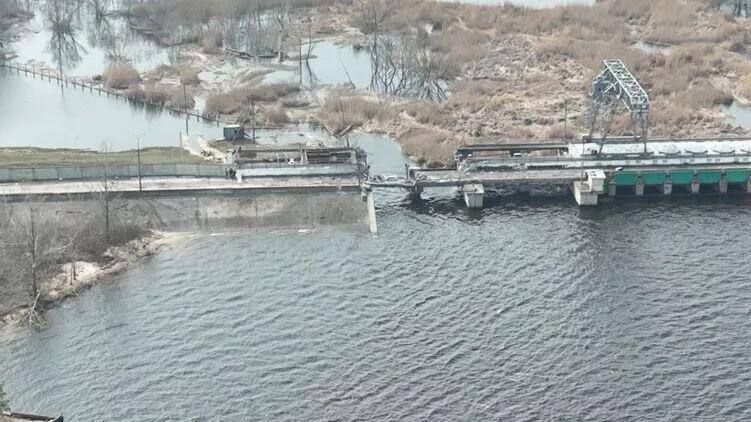 Юлия Витязева: Это таки дама. Но не Кураховского водохранилища, а через реку Ирпень