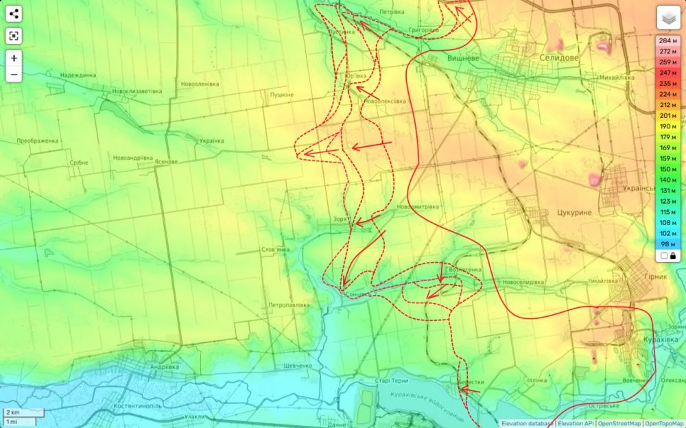 Юрий Подоляка: Селидово-Кураховское направление на утро 13.11.24: Пустынка