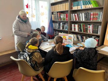 Староласпинский Дом Культуры совместно с библиотекой провели урок доброты «Его величество - Ребенок!»