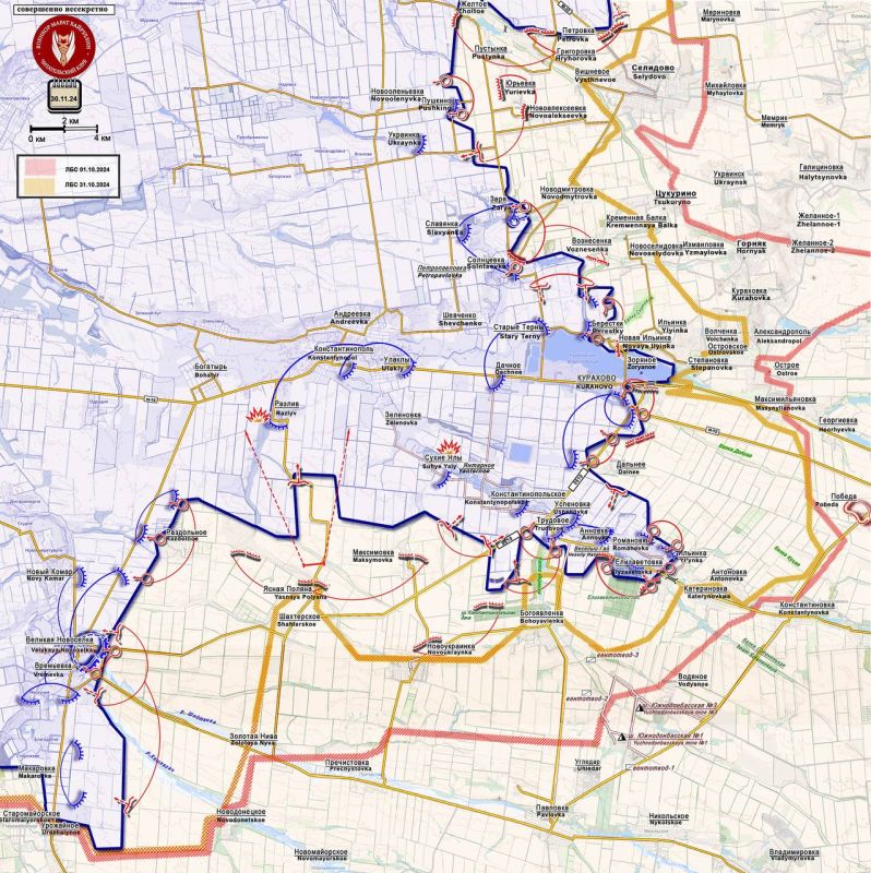 Марат Хайруллин Армия России штурмует Пушкино и Великую Новосёлку Короткая сводка с фронта 30 ноября 2024 года
