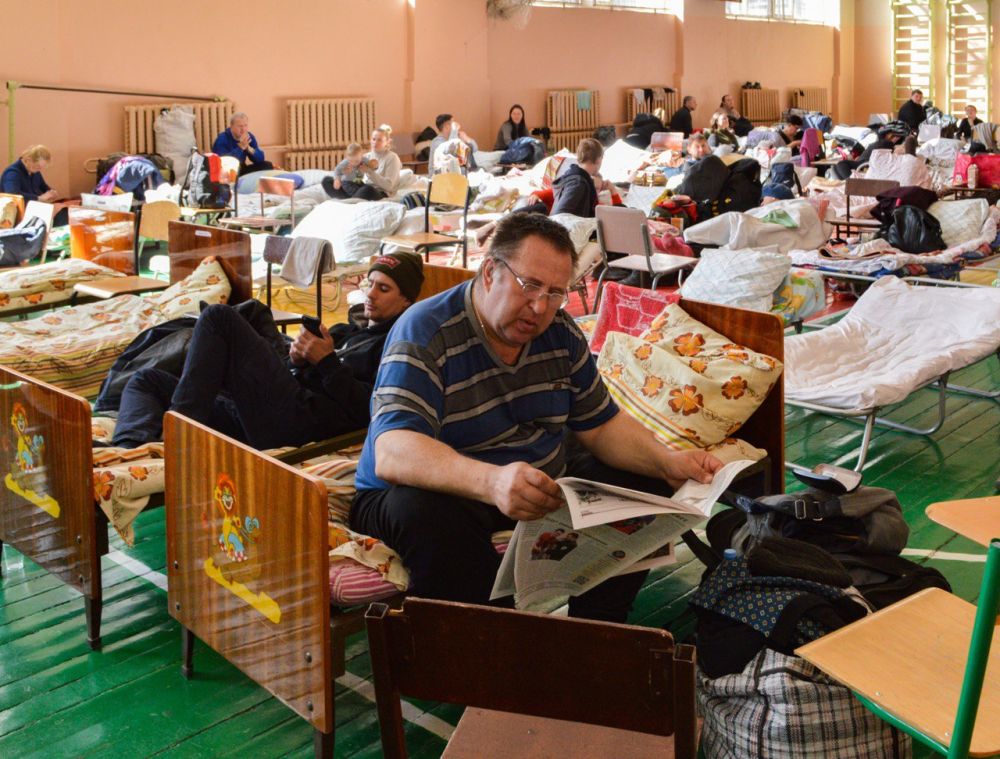 Донецк наводнен беженцами с освобожденных территорий