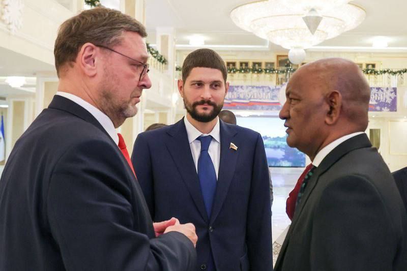 Александр Волошин: Принял участие во встрече заместителя председателя Совета Федерации Константина Косачева (@Kosachev62) с делегацией парламентариев африканских государств во главе с заместителем Председателя...