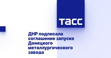 ДНР подписала соглашение запуске Донецкого металлургического завода
