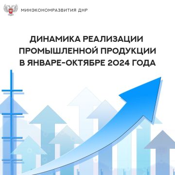 О динамике реализации промышленной продукции