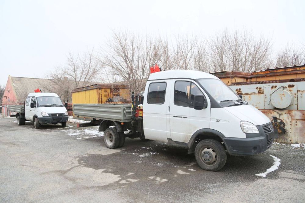 Комсомольское рудоуправление приобрело два автомобиля «Газель» с кранами-манипуляторами