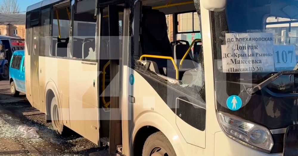 Кадры последствий удара ВСУ по центру Макеевки