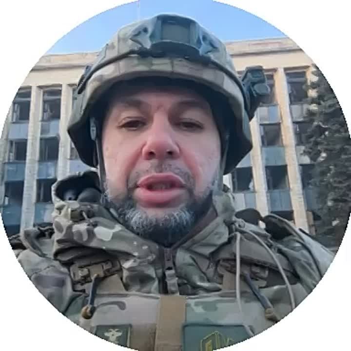 Денис Пушилин из освобожденного Селидово