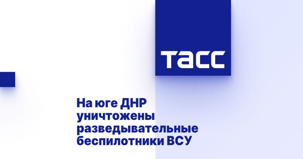 На юге ДНР уничтожены разведывательные беспилотники ВСУ