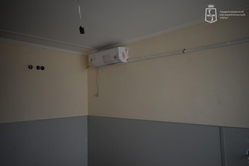 Игорь Лызов: Во втором корпусе реабилитационного центра Амвросиевки идет косметическая отделка