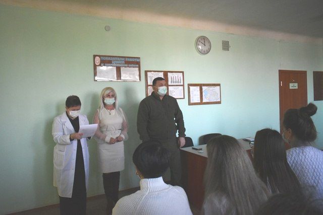 Игорь Лызов: Встретился с трудовым коллективом Амвросиевской центральной районной больницы