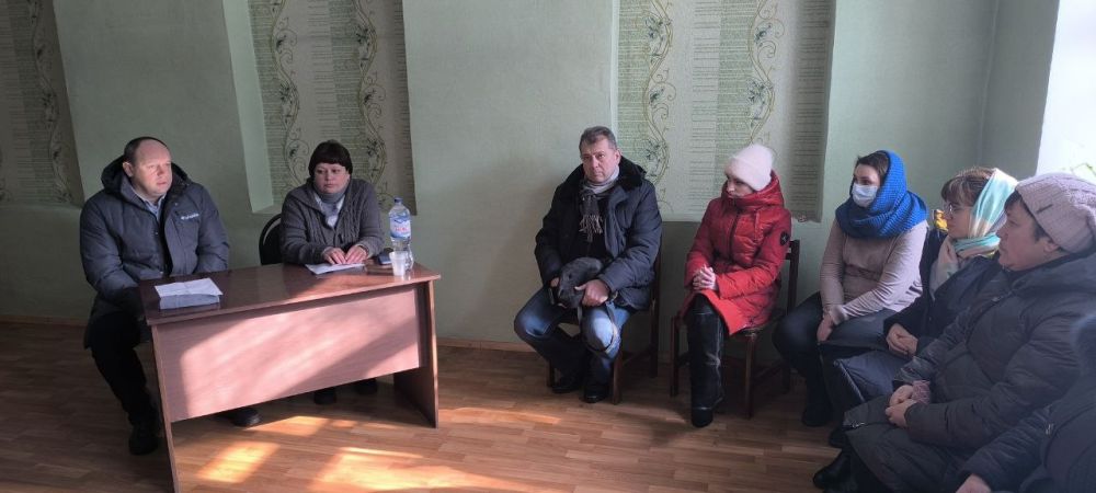 Встреча с жителями села Октябрьское