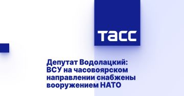 Депутат Водолацкий: ВСУ на часовоярском направлении снабжены вооружением НАТО