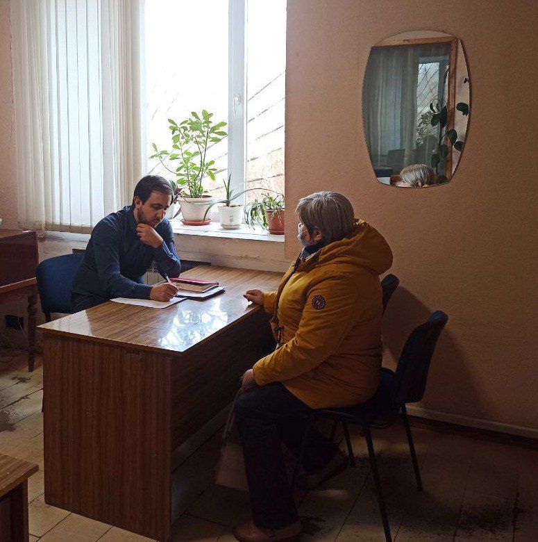 Замглавы Шахтерского муниципального округа ответил на вопросы жителей Ждановки