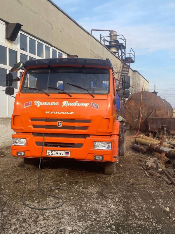 В Ждановке организован подвоз воды на котельные