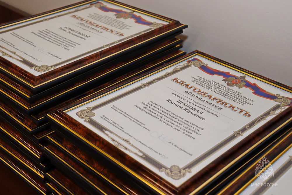 Женская сила в деле спасения: в ДНР поздравили сотрудниц МЧС России