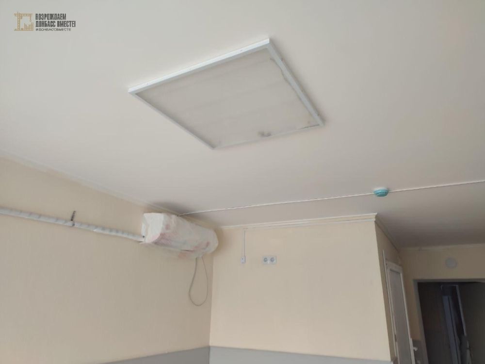 Игорь Лызов: В реабилитационном центре Амвросиевки идёт установка светильников, розеток и выключателей