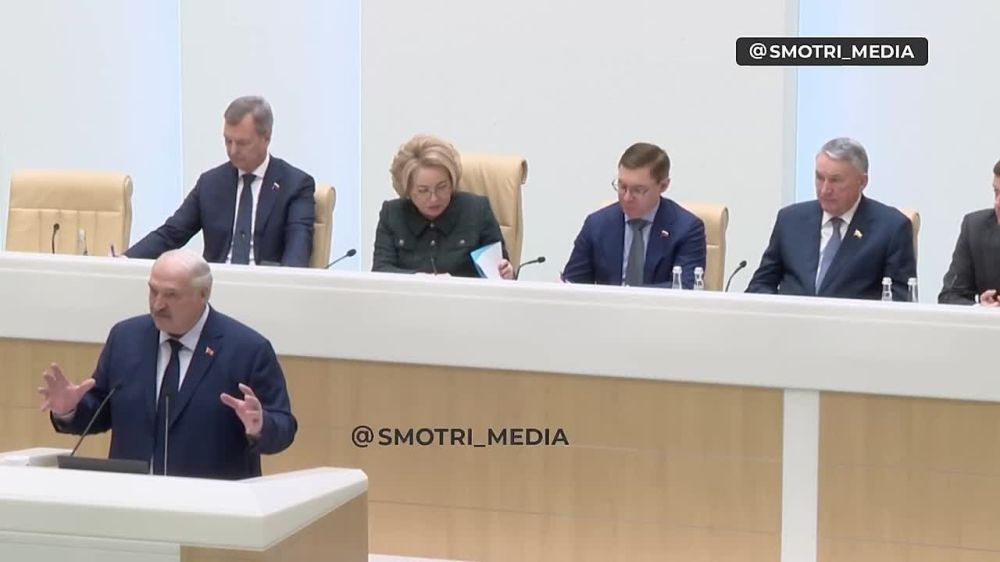 Александр Волошин: Сегодня в 586 пленарном заседании Совета Федерации принял участие Президент Республики Беларусь Александр Григорьевич Лукашенко