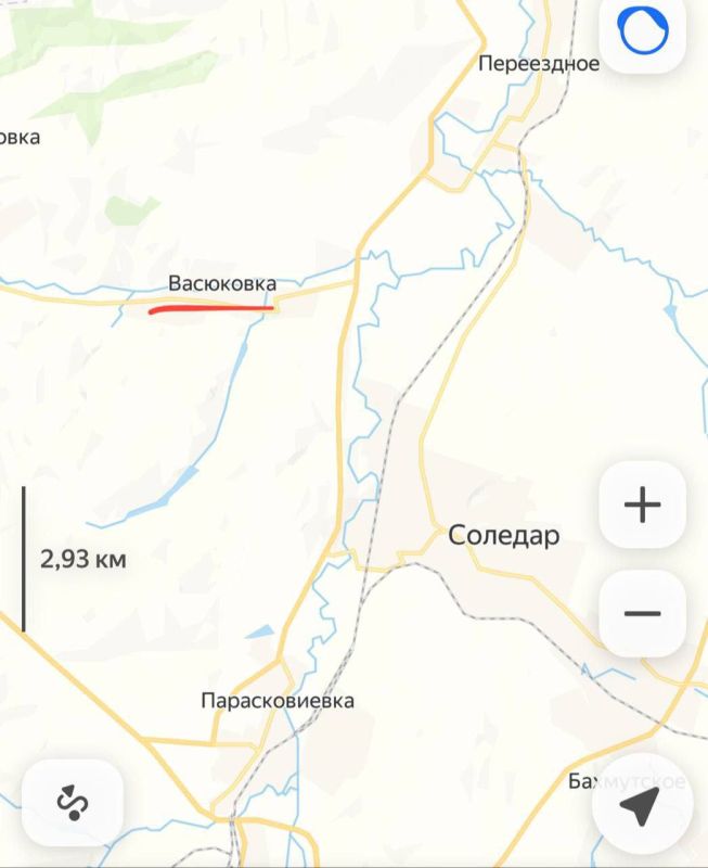 Поступает информация, что украинские нацисты покидают Васюковку севернее Соледара