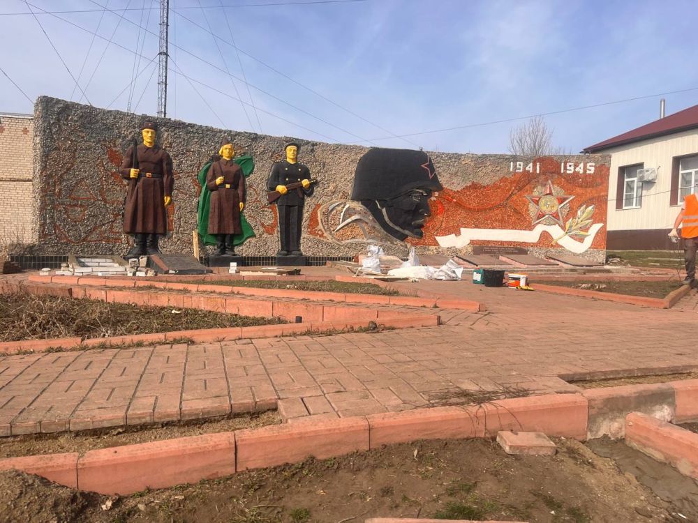 Возрождение памяти: капитальный ремонт Братской могилы в селе Бугас