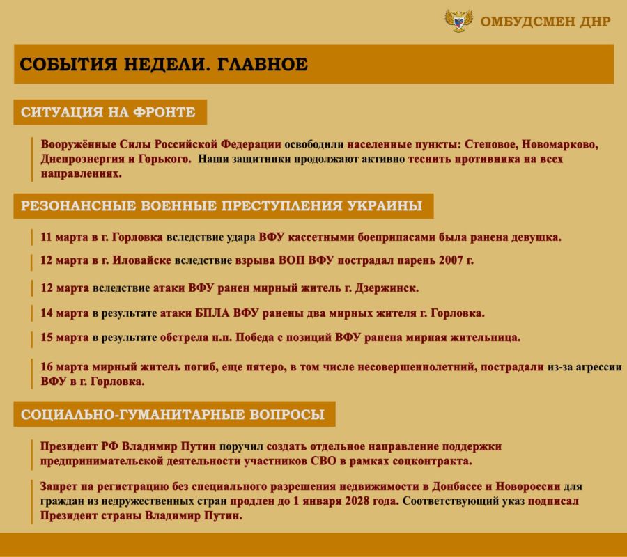 ����� ��������: ����� ���������-������������ ��������, ����������� �� ���������� �������� �������� ���������� ���������� ������� �������� � ������ � 10 �� 16 ����� 2025 �