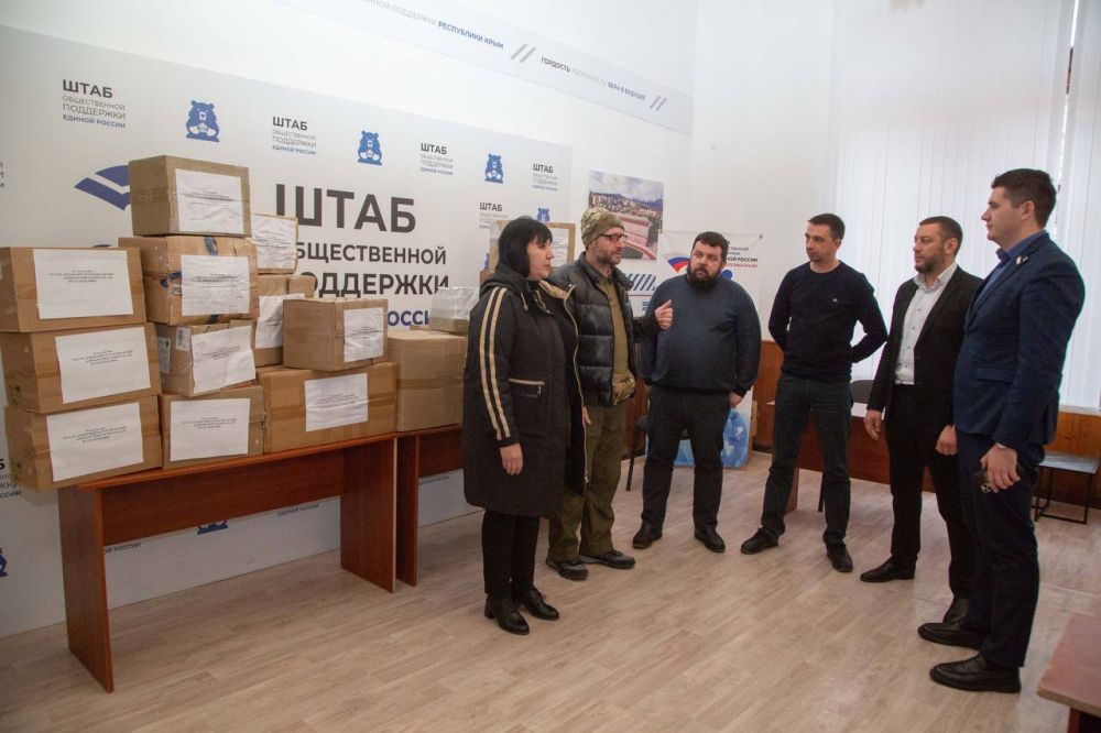 Крым направил очередную партию медикаментов в зону СВО