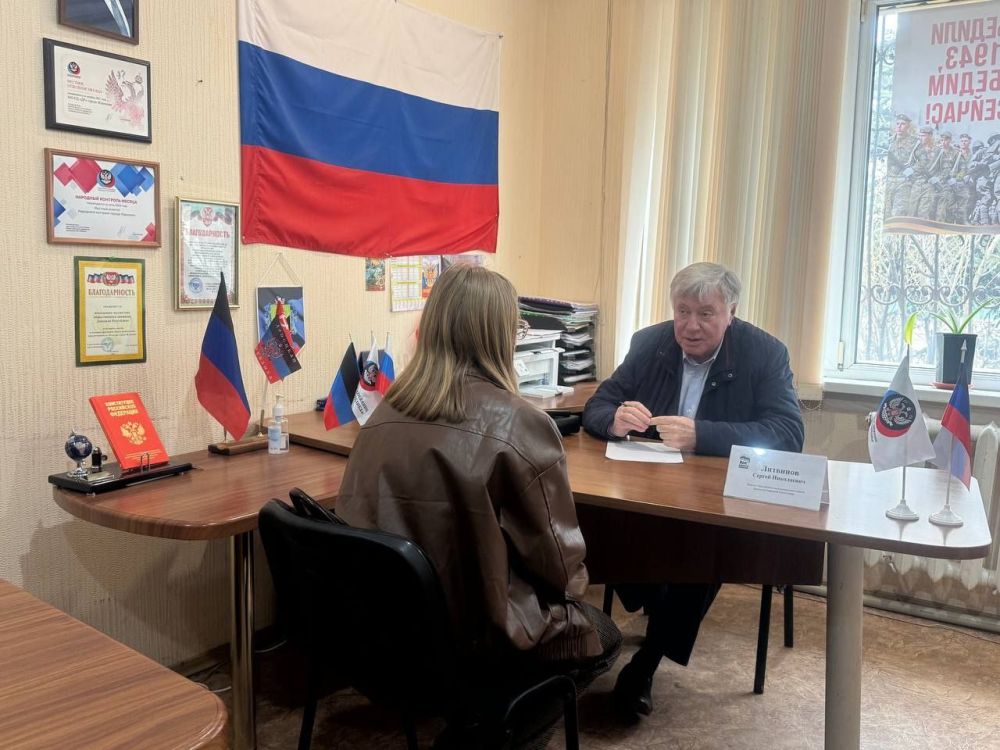 Сергей Литвинов: Провел личный прием граждан в Ждановке