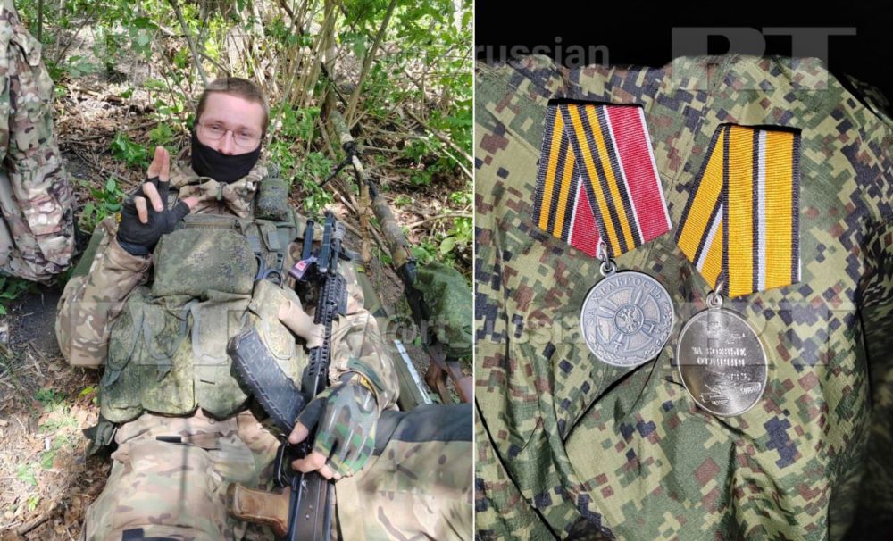 Боец с позывным Воин нашёл схрон раций ВСУ на Харьковском направлении