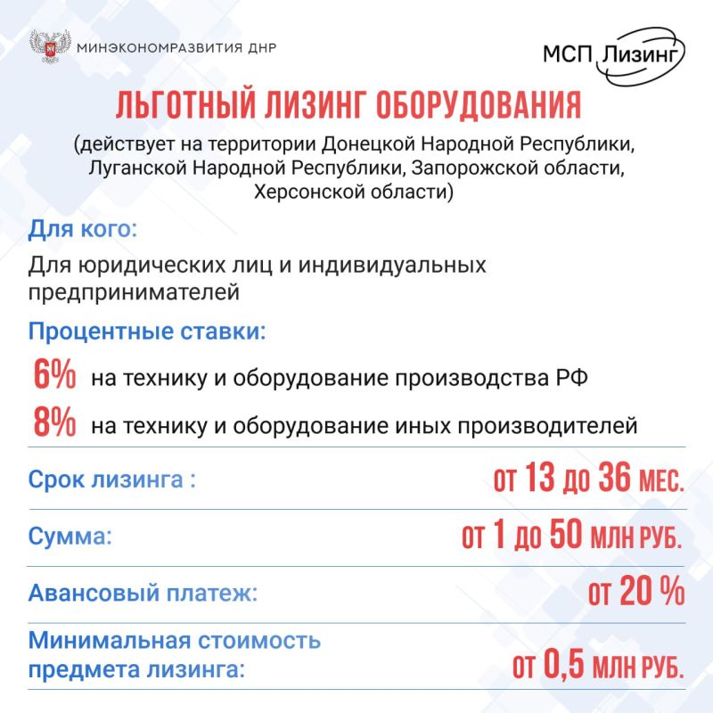 Продолжаем рассказывать о мерах поддержки бизнеса