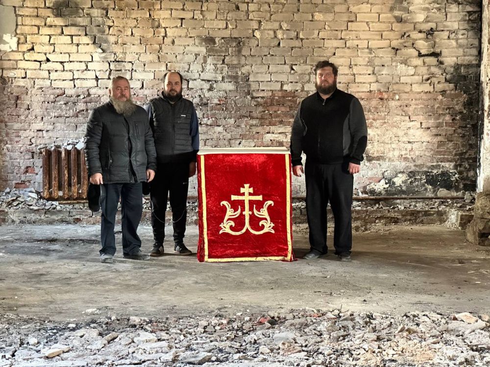 В недавно освобожденном Угледаре вновь зазвучит молитва