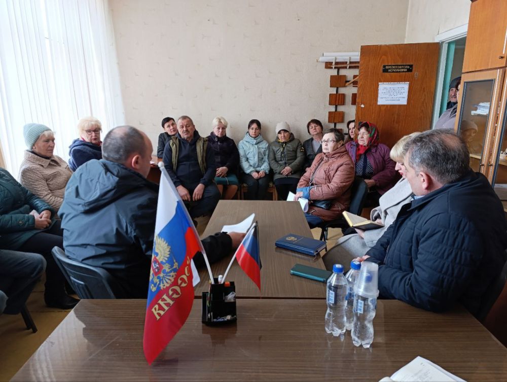 Состоялась встреча с жителями села Валерьяновка