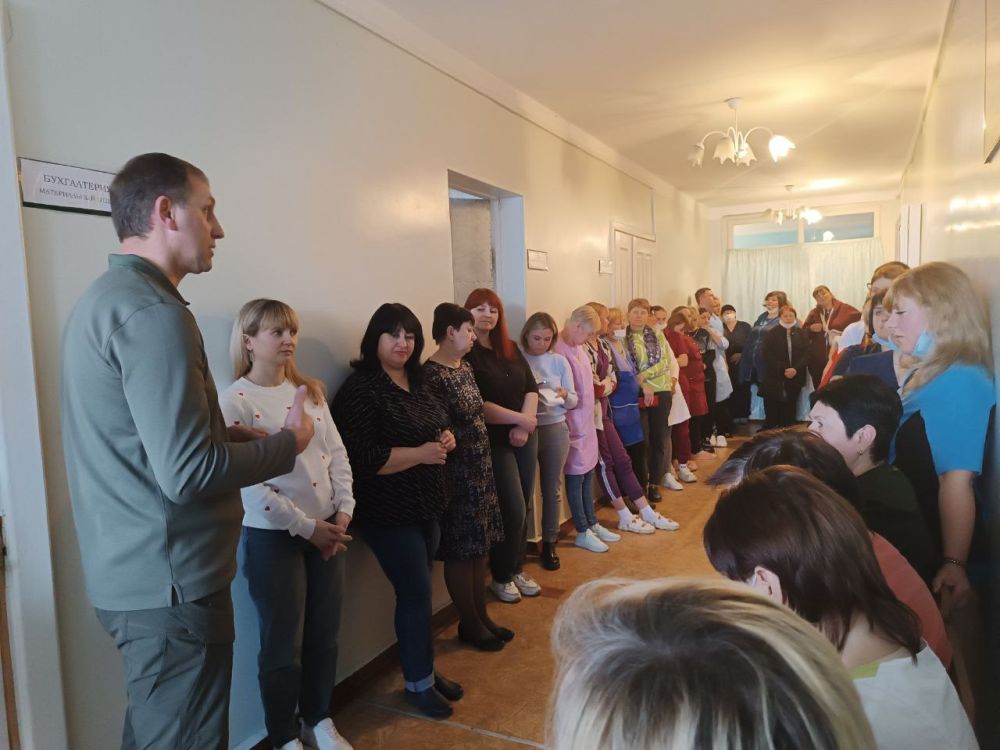 Глава муниципального образования Шахтерского муниципального округа встретился с коллективом