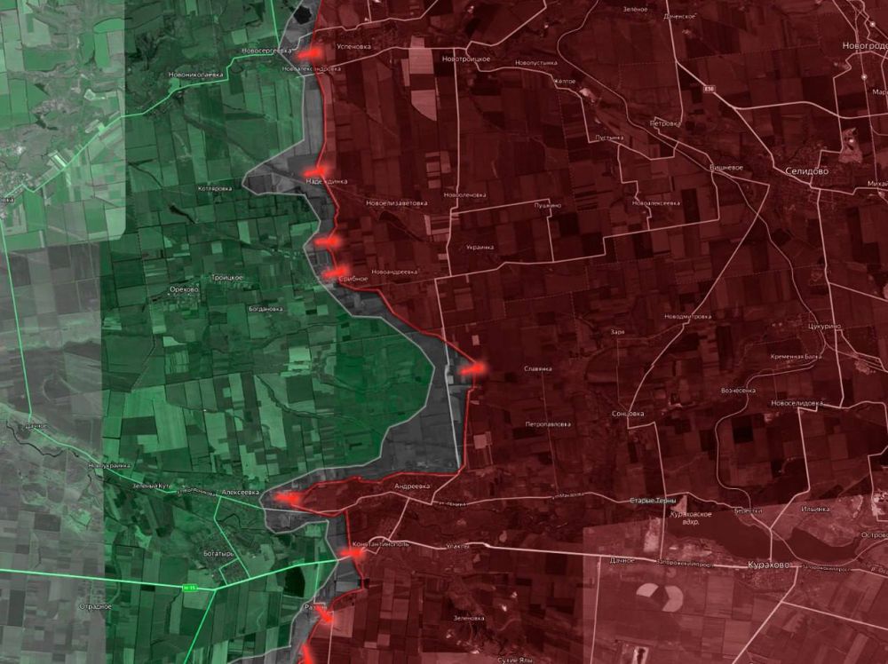 «На Кураховском направлении ВС РФ атакуют в районе Котляровки-Богдановки и Преображенки