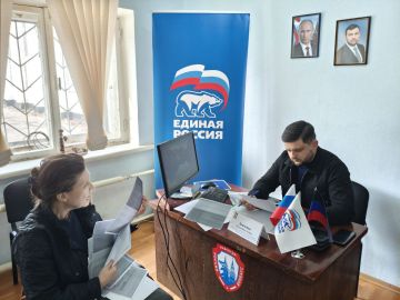 3 апреля, состоялся приём граждан, который провёл депутат Народного Совета Донецкой Народной Республики Тимур Дьяченко