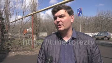 В городском округе Торез продолжается восстановление линий наружного освещения