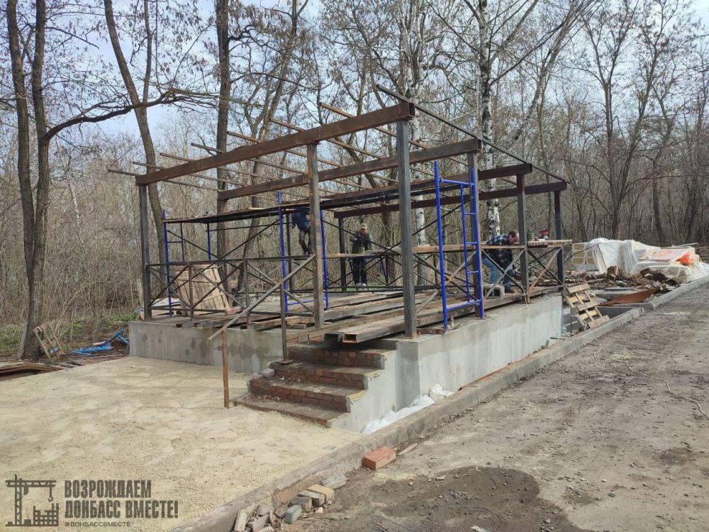 Игорь Лызов: Амурская область благоустраивает территорию второго корпуса реабилитационного центра в Амвросиевке