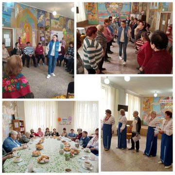 " Смех продлевает жизнь, так давайте жить вечно!!!", по партийному проекту "Старшее поколение" прошёл в светлодарском территориальном центре день смеха