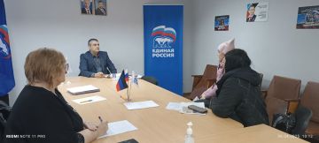 Роман Конев: Состоялся приём граждан депутатом Горловского городского совета Донецкой Народной Республики первого созыва Павлом Калфакчияном