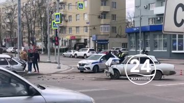 ДТП произошло на пересечении улицы Казанцева с проспектом Ленина