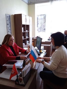 Прием граждан провела депутат Иловайского городского совета Донецкой Народной Республики Опихайленко Ирина Григорьевна