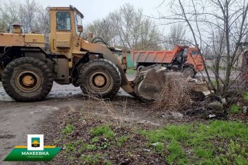 Ликвидация стихийных свалок в Макеевке продолжается